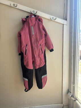 ❄️🩷 Polarn O. Pyret Snowsuit – Pink – Size 3–4Y 🩷❄️